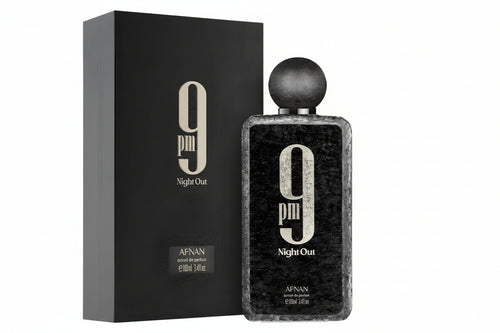 Afnan 9 PM Night Out 100ml Extrait de Parfum - Perfume Hombre Árabe