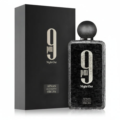 Afnan 9 PM Night Out 100ml Extrait de Parfum - Perfume Hombre Árabe