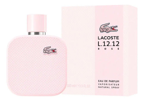 Lacoste L.12.12 Rose 100ml EDP - Perfume Mujer Floral Fresco Elegante