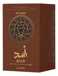 Lattafa Asad Bourbon Eau De Parfum Spray Para Hombre 100 Ml