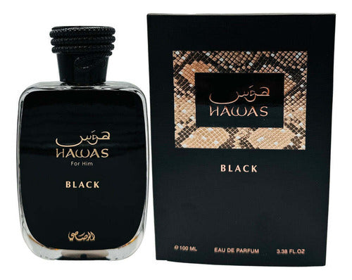 Perfume Rasasi Hawas Black Edp Hombre Aromático 100 Ml Spray