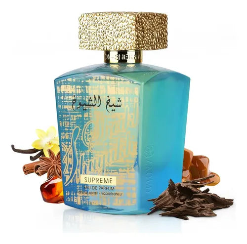 Lattafa Sheikh Al Shuyukh Supreme 100ml EDP - Perfume Unisex Árabe Lujoso