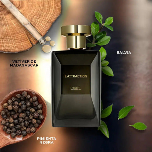 Perfume L'bel L Attraction Hombre Parfum 100ml - Original