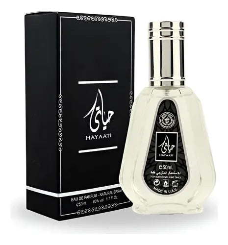 Ard Al Zaafaran Hayaati 50ml EDP - Perfume Unisex Árabe