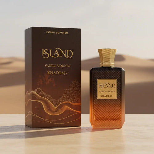Khadlaj Island Vanilla Dunes 100ml Extrait de Parfum - Perfume Unisex Gourmand Tropical