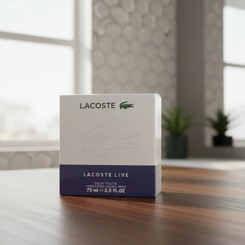Lacoste Live 75ml EDT - Perfume Hombre Aromático Fresco Vibrante