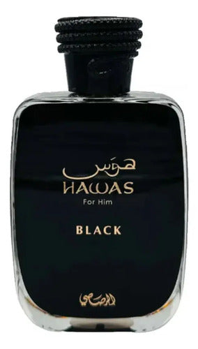 Perfume Rasasi Hawas Black Edp Hombre Aromático 100 Ml Spray