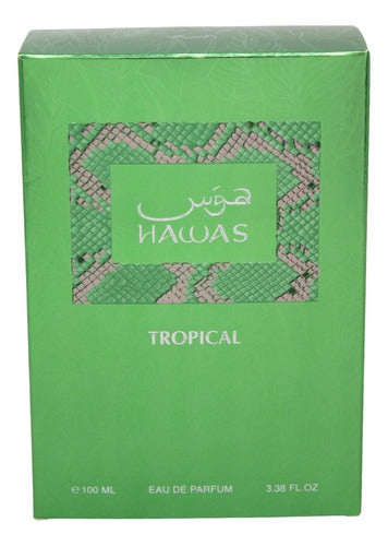 Rasasi Hawas Tropical 100ml EDP - Perfume Hombre Árabe Tropical Fresco