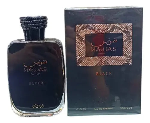 Perfume Rasasi Hawas Black Edp Hombre Aromático 100 Ml Spray