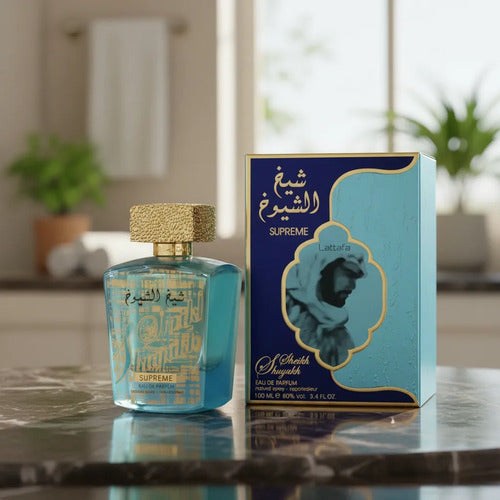 Lattafa Sheikh Al Shuyukh Supreme 100ml EDP - Perfume Unisex Árabe Lujoso