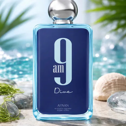 Afnan 9am Dive 150ml EDP - Perfume Hombre Árabe Acuático Fresco