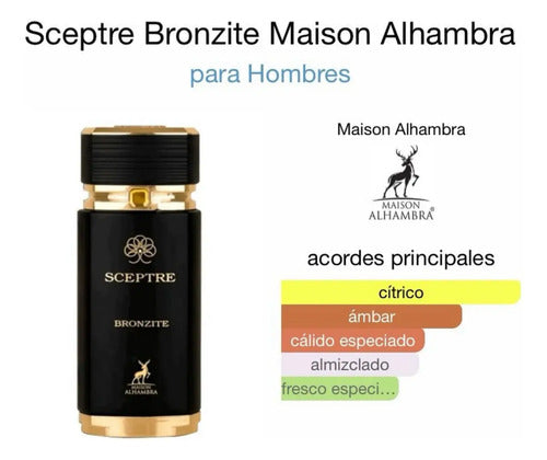 Perfume Maison Alhambra Sceptre Bronzite EDP 100ml Unisex - Original