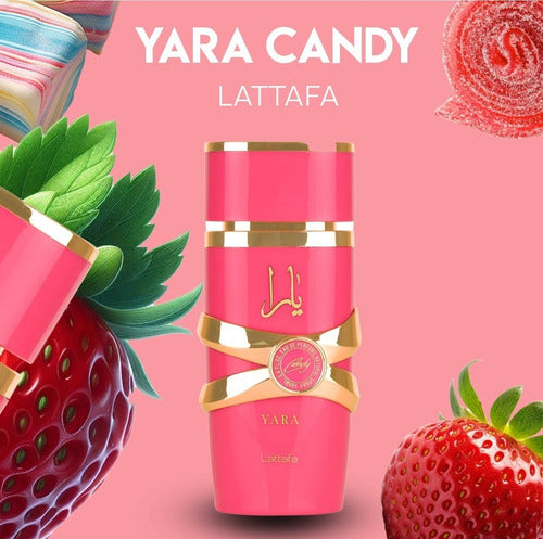 Lattafa Yara Candy 100ml EDP - Perfume Mujer Árabe Dulce Gourmand