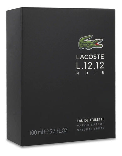 Perfume Lacoste L.12.12 Noir Edt 100ml Volumen De La Unidad 100 Ml