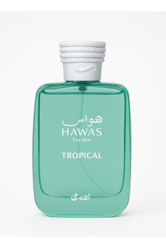 Rasasi Hawas Tropical 100ml EDP - Perfume Hombre Árabe Tropical Fresco