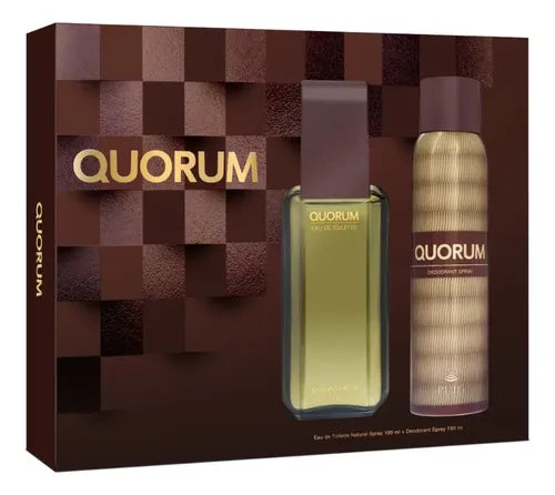 Puig Quorum Set EDT 100 ml + Desodorante 150 ml – Hombre