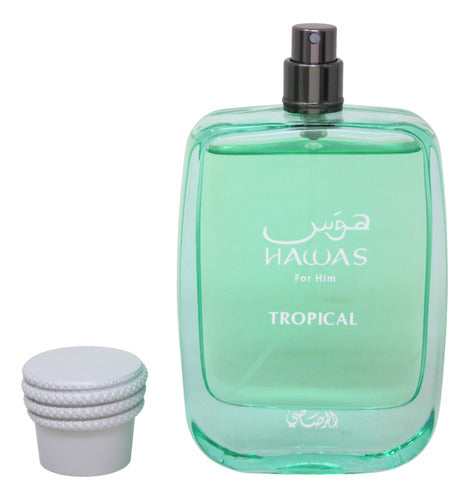 Rasasi Hawas Tropical 100ml EDP - Perfume Hombre Árabe Tropical Fresco