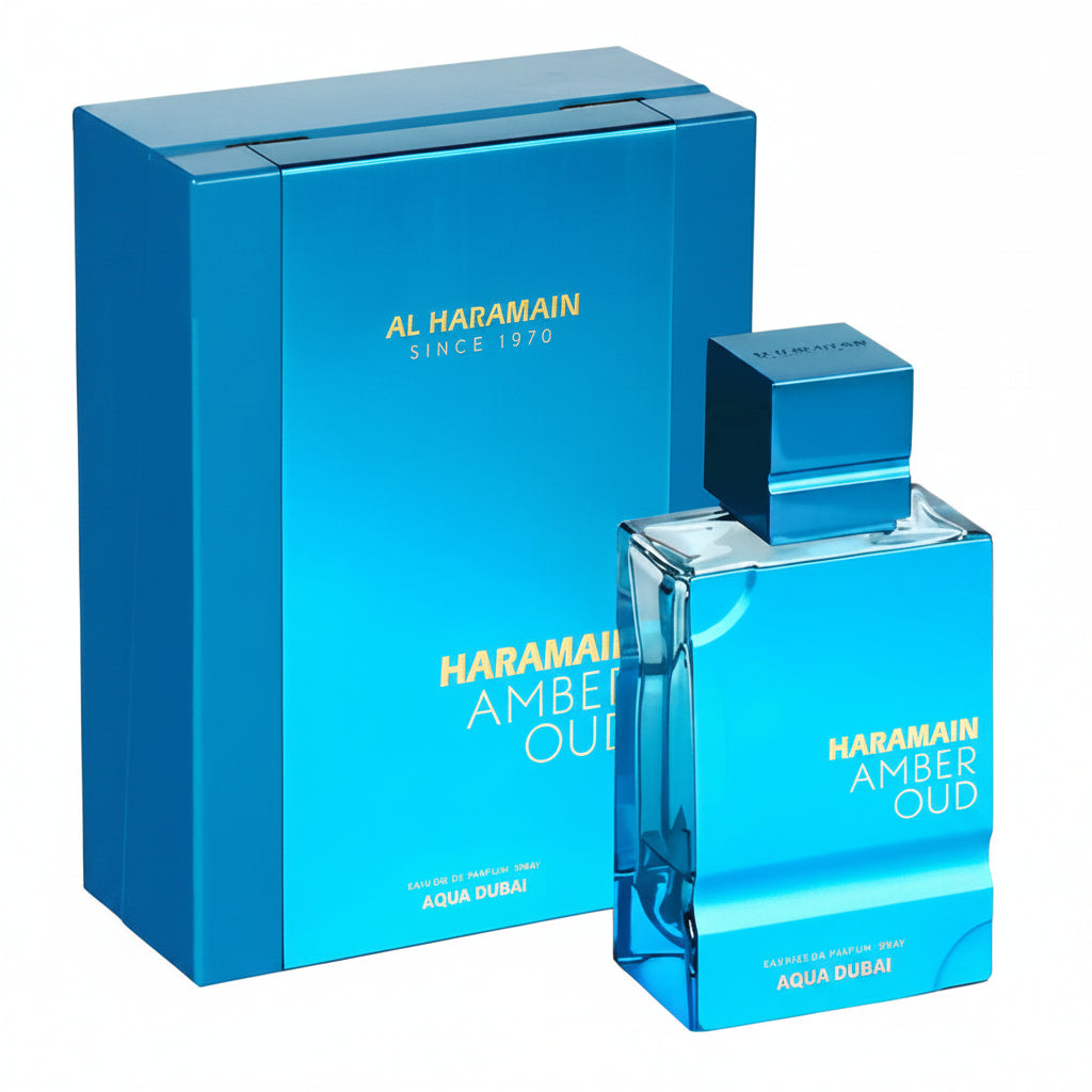 Perfume Al Haramain Amber Oud Aqua Dubai Extrait Dp 100ml