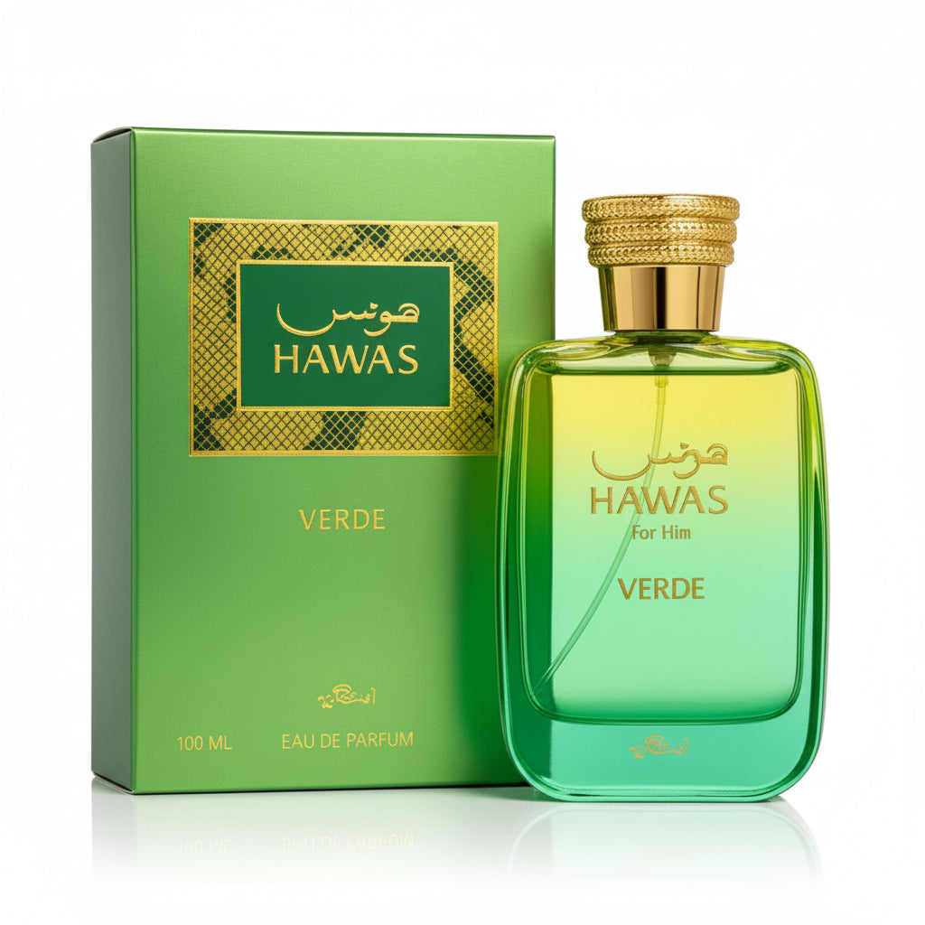 Perfume Hawas Verde Edp 100 Ml Rasasi - Original