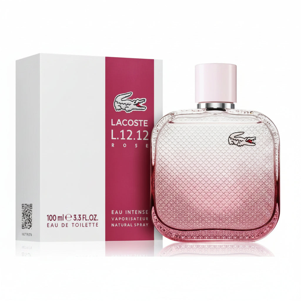 Perfume Lacoste L.12.12 Rose Eau Intense For Her Edt 100 Ml