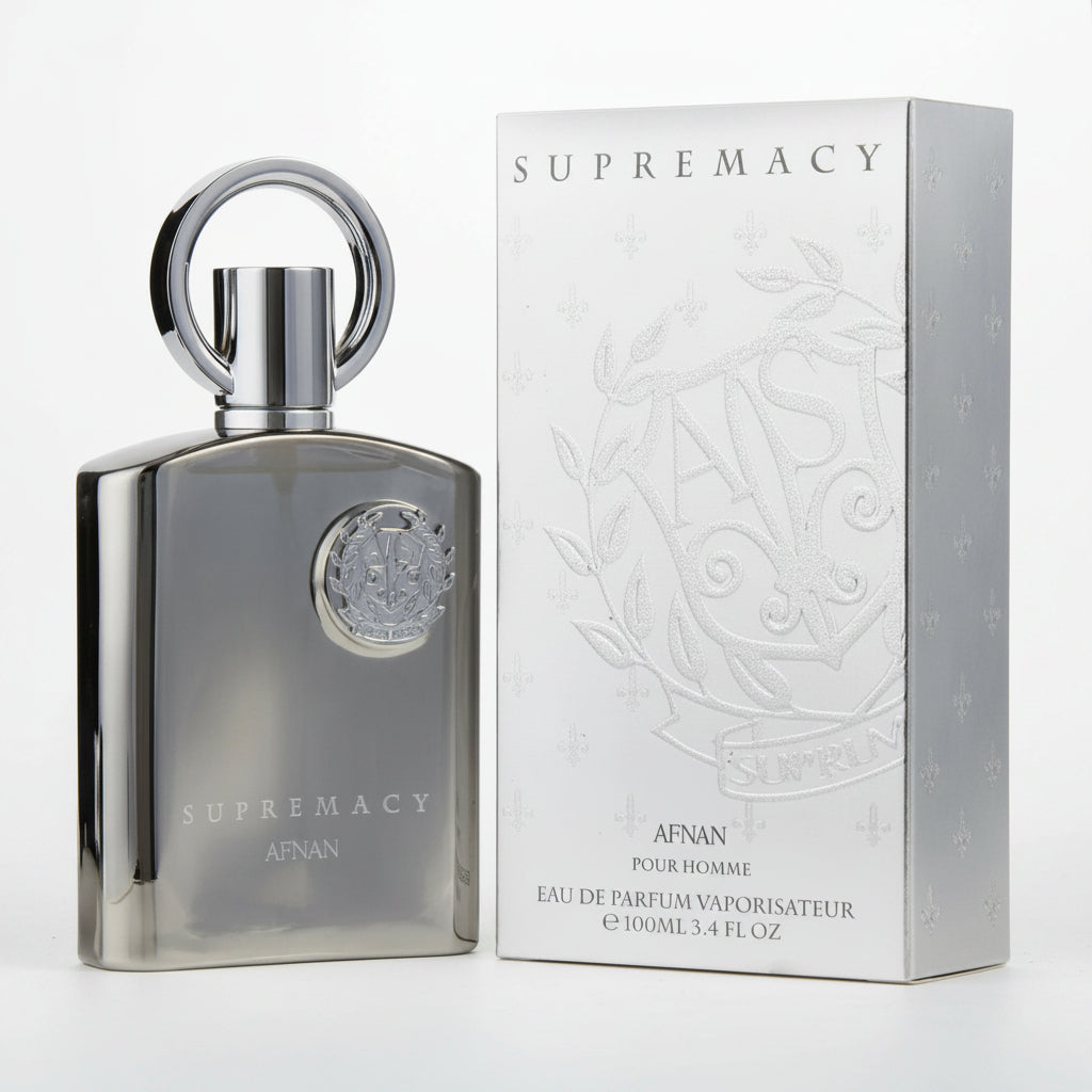 Perfume Supremacy Silver De Afnan 100 Ml Parfum Para Hombre