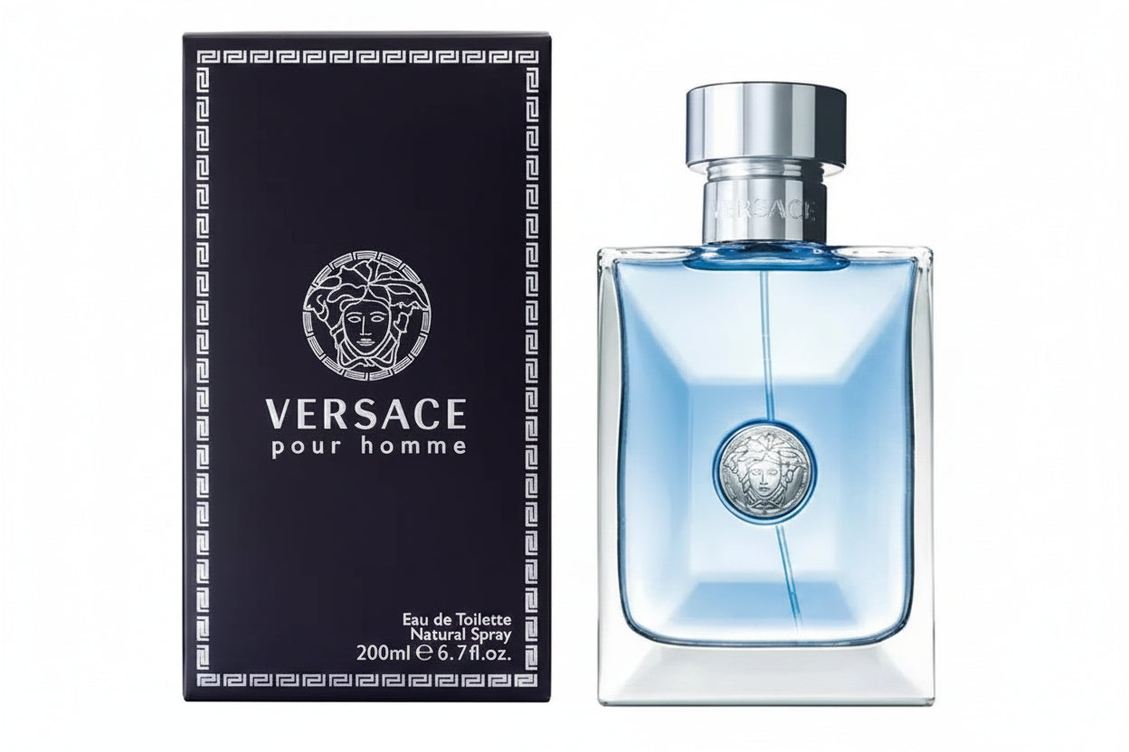 Perfume Tradicional Versace Pour Homme Edt 200ml Para Hombre